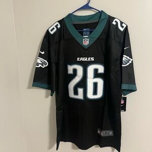 Nike on Field Black Philadelphia Eagles Saquon Barkley NFL Jersey NWT Size L